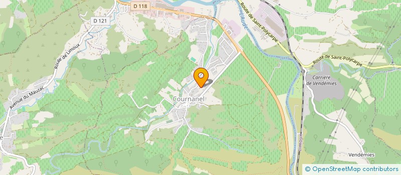 localisation de l'entreprise EVOLUTION MURS BETON  COURNANEL