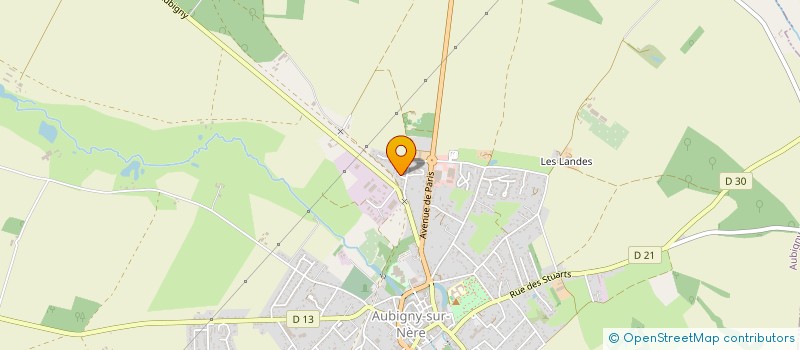 localisation de l'entreprise EVOLUTION PADEL  AUBIGNY-SUR-NERE