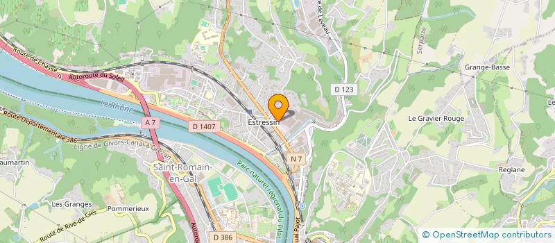 localisation de l'entreprise EVOLUTION PNEU  VIENNE