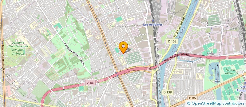 localisation de l'entreprise EVOLUTION PUB à VITRY SUR SEINE