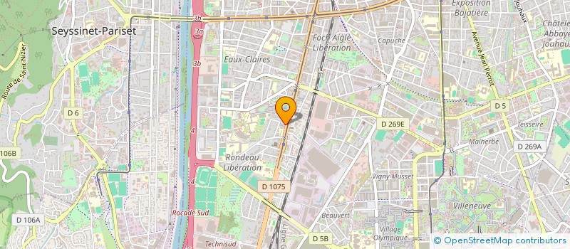 localisation de l'entreprise EVOLUTION SA à GRENOBLE