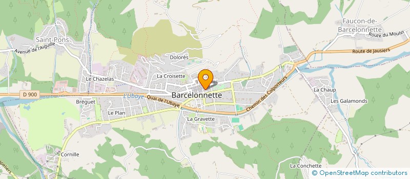 localisation de l'entreprise EVOLUTION TAXI à BARCELONNETTE