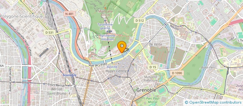 localisation de l'entreprise EVOLUTIONS  GRENOBLE