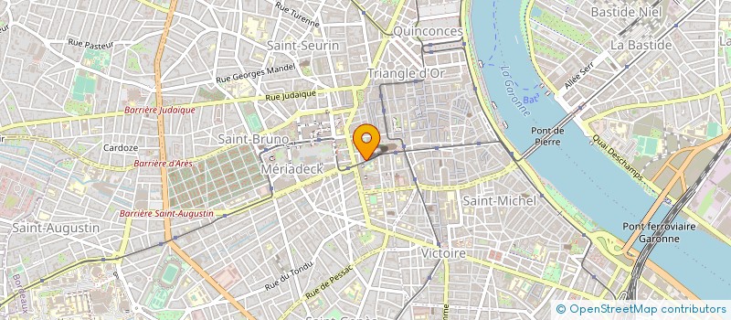 localisation de l'entreprise EVOLUTIONS CONSEIL  BORDEAUX