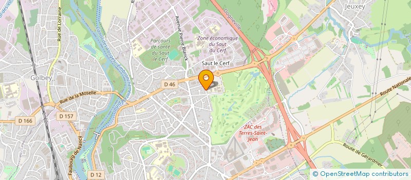 localisation de l'entreprise EVOLUTIVE à EPINAL