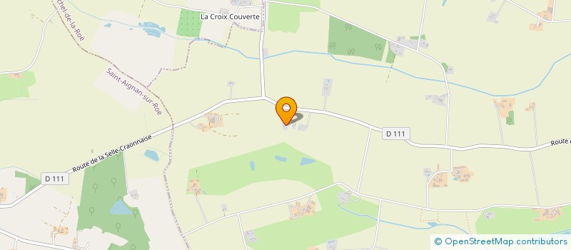 localisation de l'entreprise EVOLUVERT  LA SELLE-CRAONNAISE