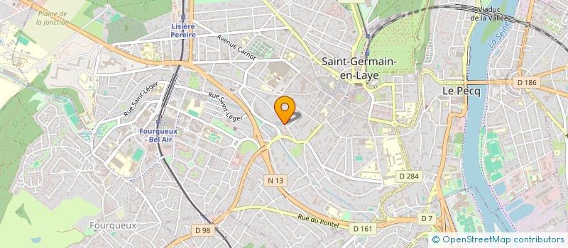 localisation de l'entreprise EVOLUVIE  SAINT-GERMAIN-EN-LAYE