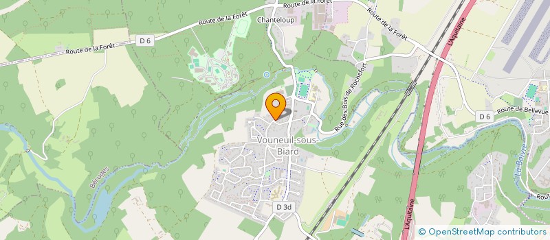 localisation de l'entreprise EVOLV HABITAT  VOUNEUIL-SOUS-BIARD