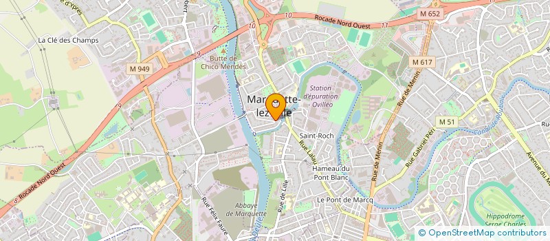 localisation de l'entreprise EVOLVA IMMO  MARQUETTE-LEZ-LILLE