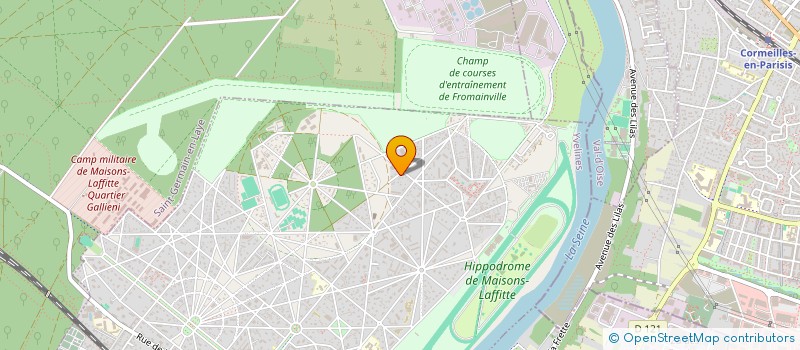 localisation de l'entreprise EVOLVANCE  MAISONS-LAFFITTE