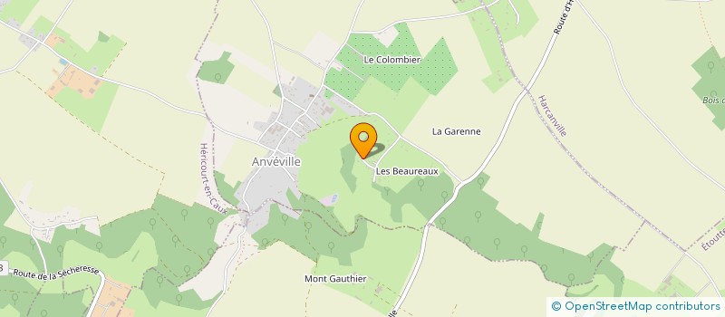 localisation de l'entreprise EVOLVE  ANVEVILLE