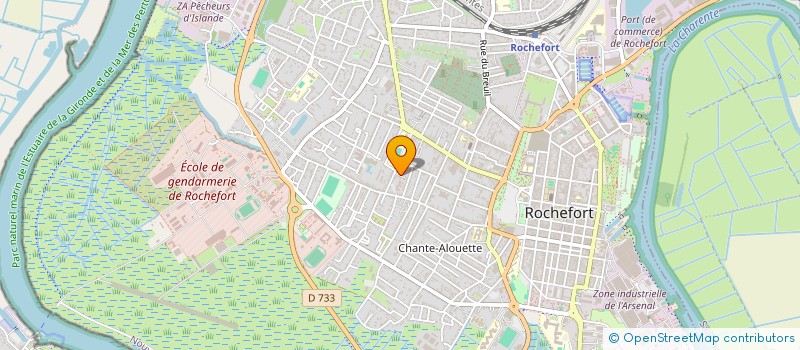 localisation de l'entreprise EVOLVE BREAKEUR  ROCHEFORT