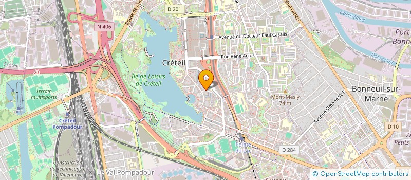 localisation de l'entreprise EVOLVE CAPITAL  CRETEIL