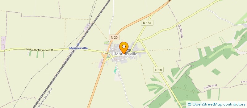 localisation de l'entreprise EVOLVE ID  MONNERVILLE