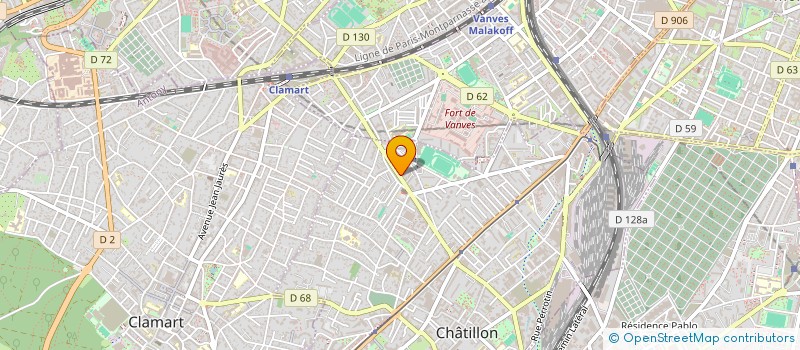 localisation de l'entreprise EVOLVE SERVICES  CHATILLON