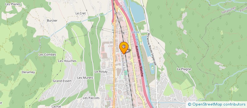 localisation de l'entreprise EVOLYOU  SALLANCHES