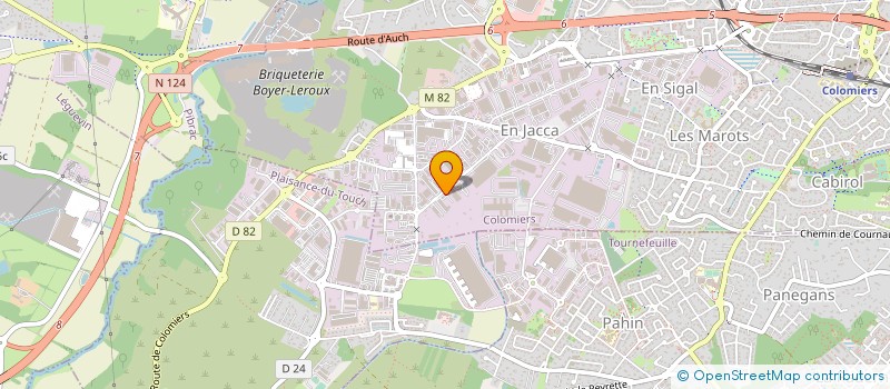 localisation de l'entreprise EVOLYS à COLOMIERS