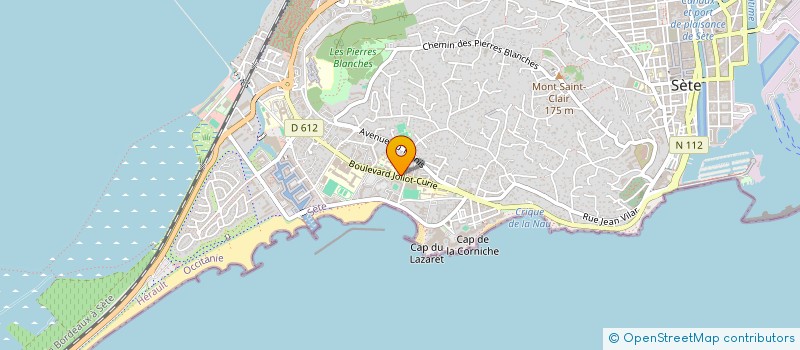 localisation de l'entreprise EVOMIND à SETE