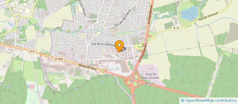 localisation de l'entreprise EVONA à CHENNEVIERES SUR MARNE