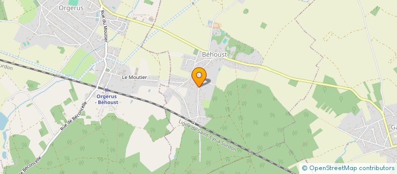 localisation de l'entreprise EVOORG SERVICES  BEHOUST