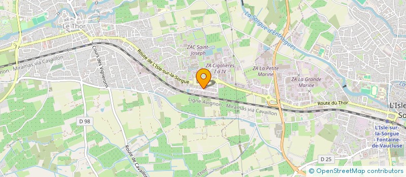 localisation de l'entreprise EVORA BEAUTY  LE THOR