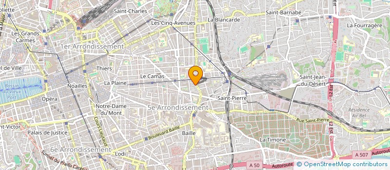 localisation de l'entreprise EVORA RAVALEMENT à MARSEILLE
