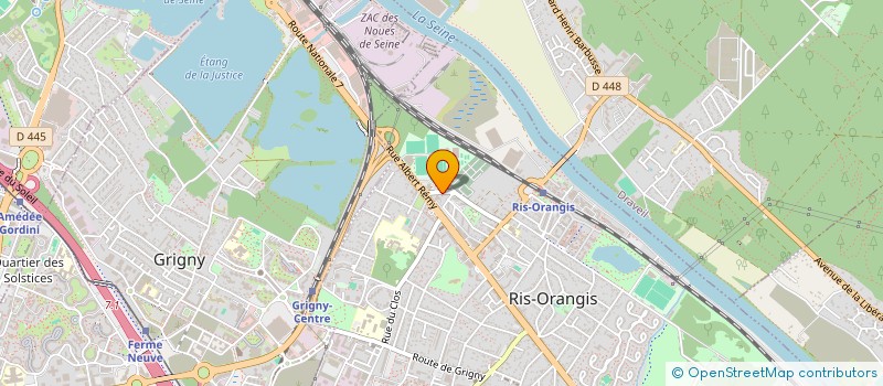 localisation de l'entreprise EVORA2S à RIS-ORANGIS