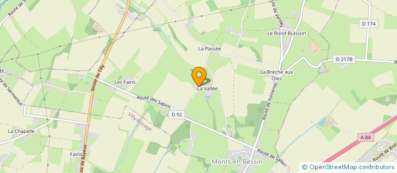 localisation de l'entreprise EVOREIA  MONTS-EN-BESSIN