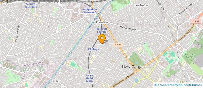 localisation de l'entreprise EVORENT à LIVRY-GARGAN