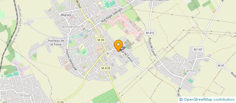 localisation de l'entreprise EVOSCIENCES à CARNIN