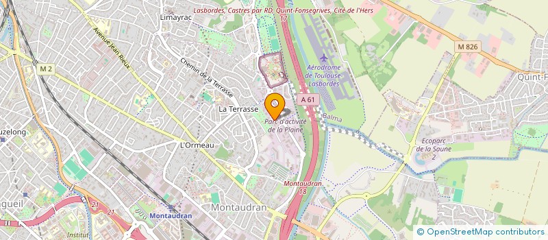 localisation de l'entreprise EVOSHOP à TOULOUSE