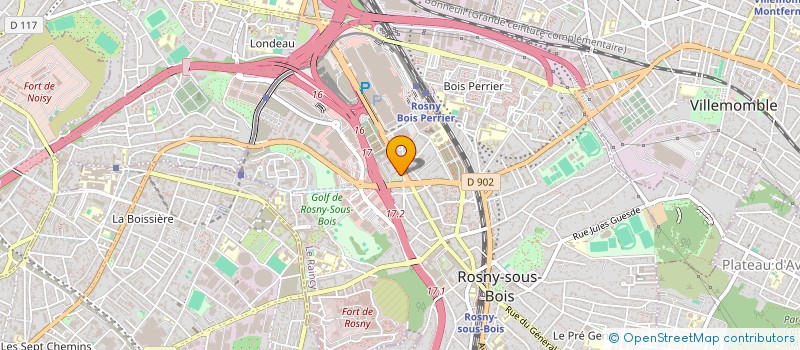 localisation de l'entreprise EVOSKILL à ROSNY-SOUS-BOIS