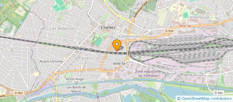 localisation de l'entreprise EVOSMART  CHELLES