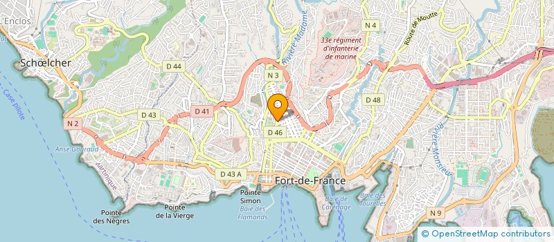 localisation de l'entreprise EVOSTAND à FORT-DE-FRANCE
