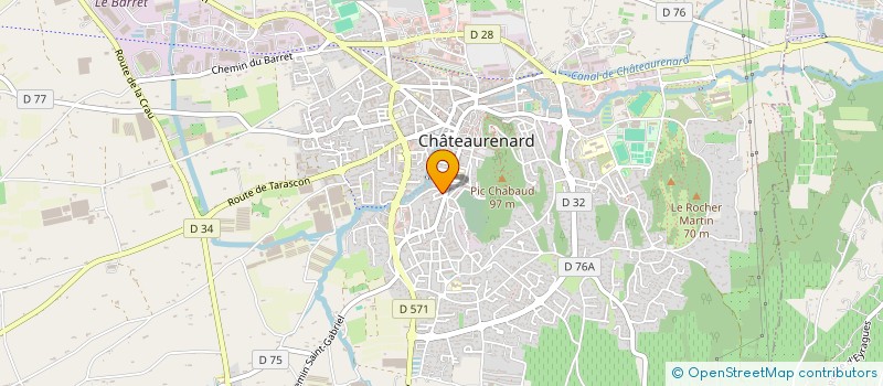localisation de l'entreprise EVOSTYL  CHATEAURENARD