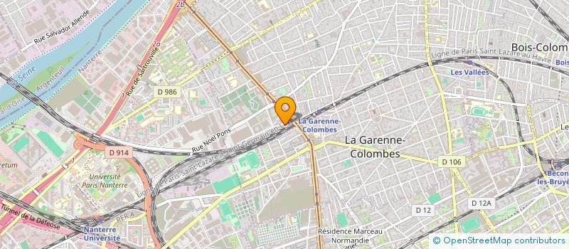 localisation de l'entreprise EVOTECH  COLOMBES