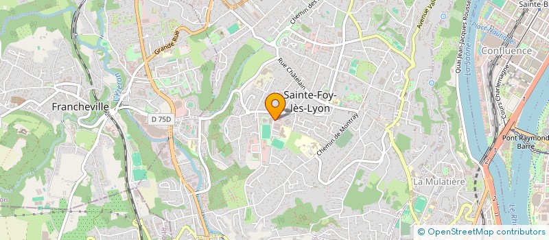 localisation de l'entreprise EVOTEK à SAINTE-FOY-LES-LYON