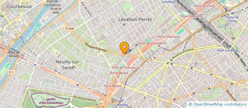 localisation de l'entreprise EVOUS SARL à LEVALLOIS-PERRET