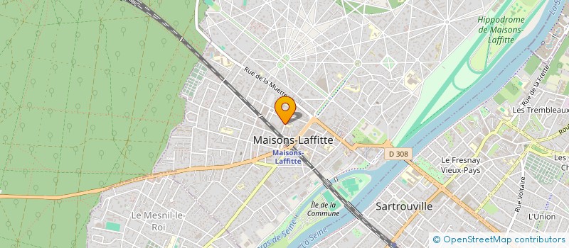 localisation de l'entreprise EVOX  MAISONS-LAFFITTE