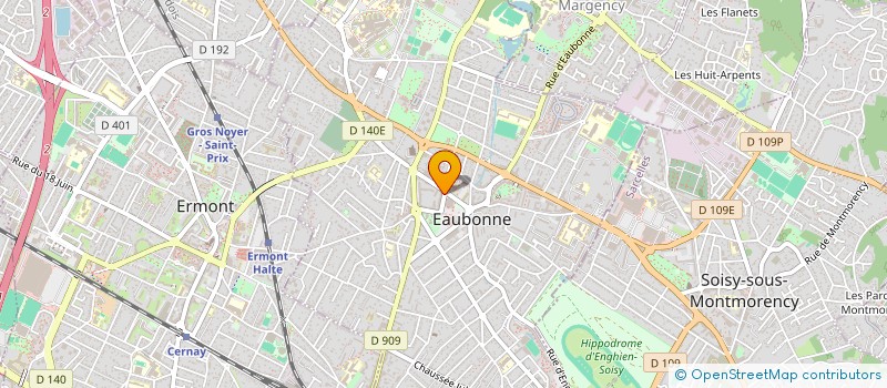 localisation de l'entreprise EVOXE à EAUBONNE
