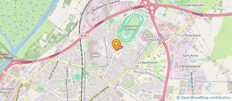 localisation de l'entreprise EVOXYA  SARZEAU