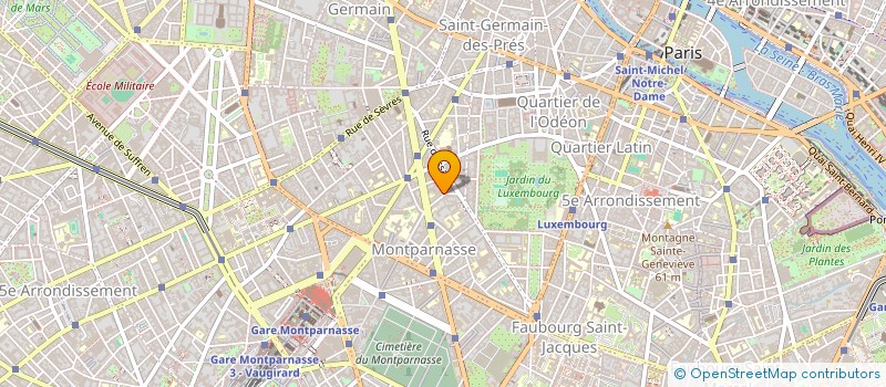 localisation de l'entreprise EVP  PARIS