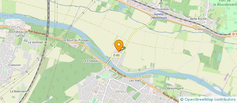 localisation de l'entreprise EVP TERRASSEMENT  VERETZ