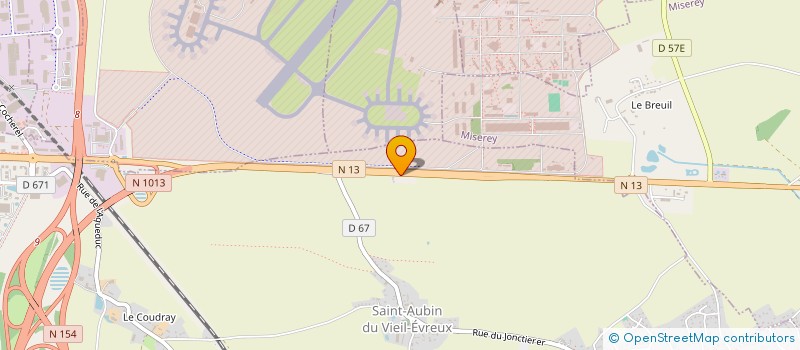 localisation de l'entreprise EVRA  GUICHAINVILLE