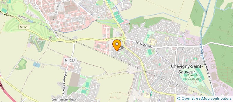 localisation de l'entreprise EVRAN  CHEVIGNY-SAINT-SAUVEUR