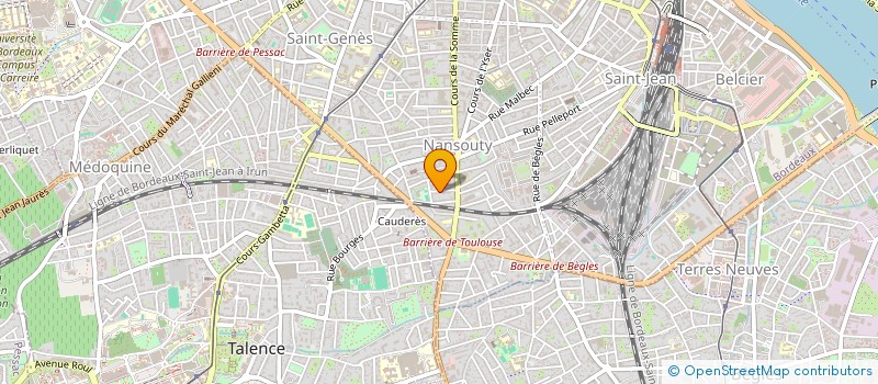 localisation de l'entreprise EVRARD DE FAYOLLES  BORDEAUX