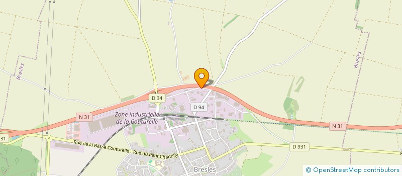 localisation de l'entreprise EVRARD & FILLES  BRESLES