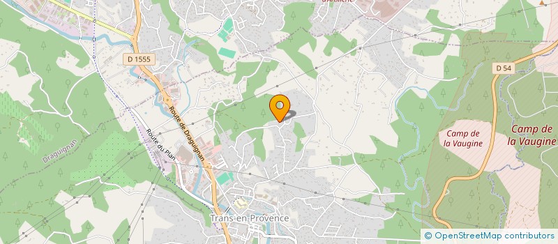 localisation de l'entreprise EVRARD INVEST  TRANS-EN-PROVENCE