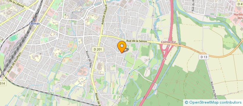 localisation de l'entreprise EVRARD INVEST  COLMAR