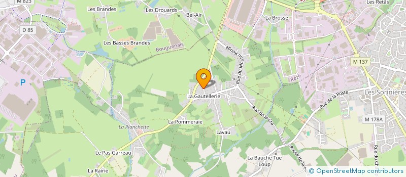 localisation de l'entreprise EVRARD-SIMONNEAU TRANSFORMATION DU BOIS  PONT-SAINT-MARTIN